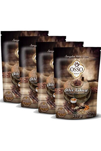 Osso 4'lü Dibek Kahvesi 200 Gr X 4 Paket