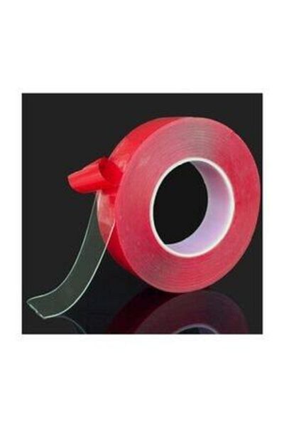 ÖĞRETMENLER OFİS & KIRTASİYE Double Sided Acrylic Transparent Silicone Tape 18mm*2m