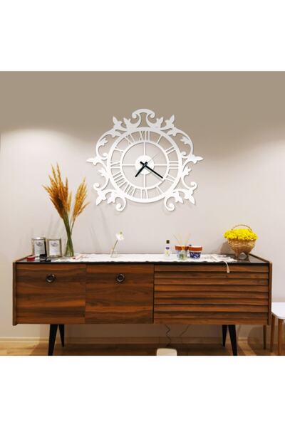 RacartShop Dekoratif Desenli Duvar Saati-5 (50x50 Cm)