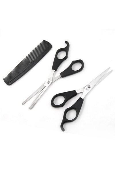Trend World Hairdresser Set Hair Cutting and Thinning Scissors Comb Gift Set of 3