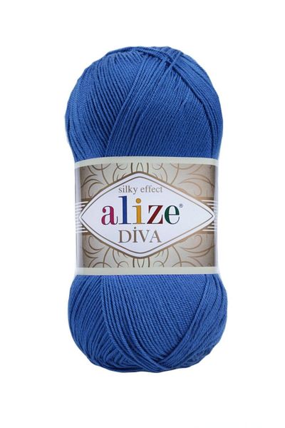 Alize (5 τεμάχια) Diva 132 Saks Χειροποίητα Πλεκτά Νήματα Γιλέκο Μπλούζα Μανδύα Νήματα Supla Shawl