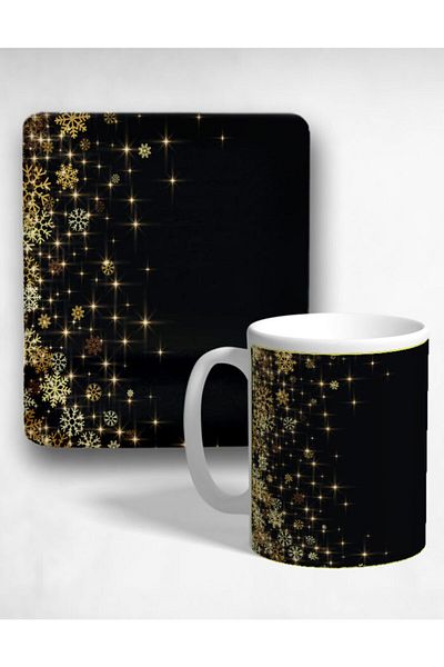 Onartem Pirilti Mouse Pad and Mug Set with Wrist Support