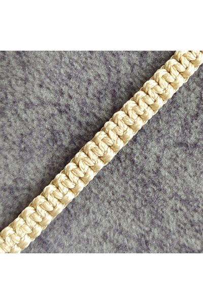 Qirpi Tree of Life Macrame Bracelet Unisex Beige Color 24 Cm
