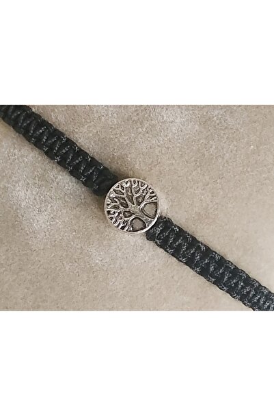 Qirpi Tree of Life Macrame Bracelet Unisex Beige Color 24 Cm