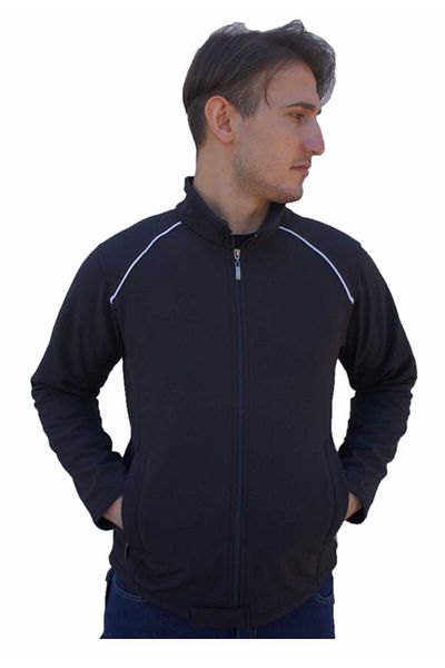 Uniprom Men's Black Softshell Coat