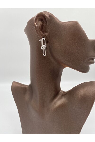 Markiz Takı Kadın Gümüş Ufak Tiffany Küpe 3 cm