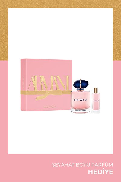 Giorgio Armani My Way Edp 90 Ml Kadın Parfüm Seti 3614273256445