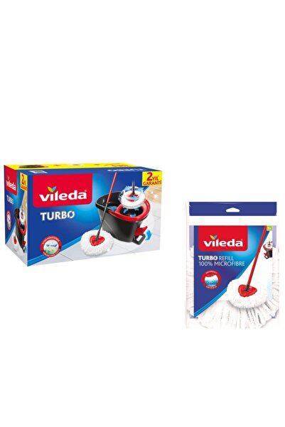 Vileda Turbo Pedallı Sistem + Yedek Paspas