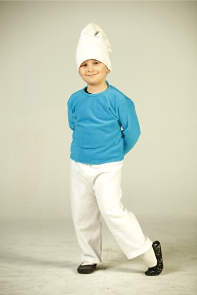 Beşik Kostüm Erkek Çocuk Şirinler Kostümü