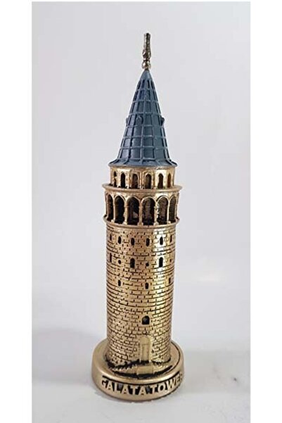 Hediye Seviyorum Galata Kulesi Altın 23 cm