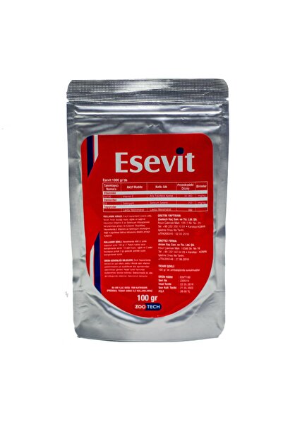 ZooTech Esevit Toz E-vit Ve Selenyum 100 Gr*2 Adet