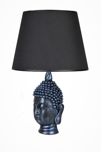 Qdec Cobalt Black Modern Design Large Buddha Lampshade