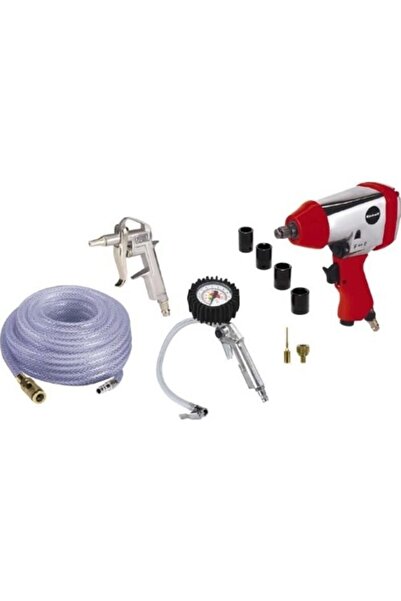 Einhell 10 Parça Kompresör 260/2 Havalı Set Havalı Aksesuarları