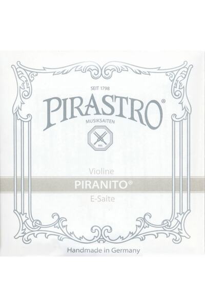 Pirastro Piranito Violin Set E (mi) Tek Tel Keman Teli