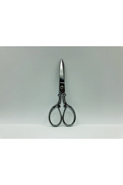 OzanTuhafiye Vintage Dikiş Nakış Söz Nişan Makası Retro Gümüş