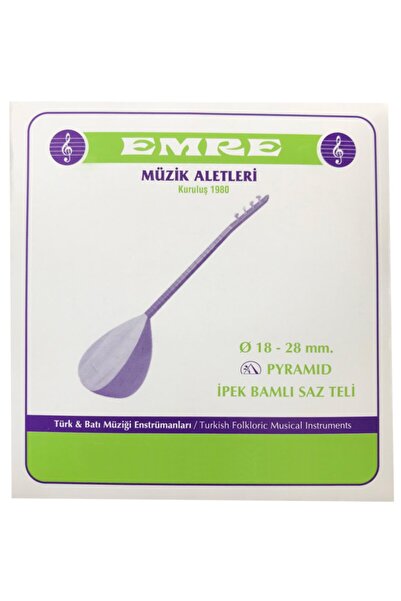 Genel Markalar 0.18mm Pyramid Takım Tel Kısa Sap Bağlama Teli 018
