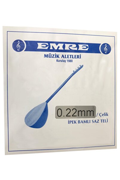 Emre 0.22mm Çelik Takım Tel Uzun Sap Bağlama Teli 022