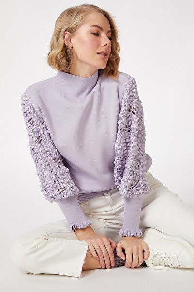 Happiness İstanbul Pullover - Lila - Normal