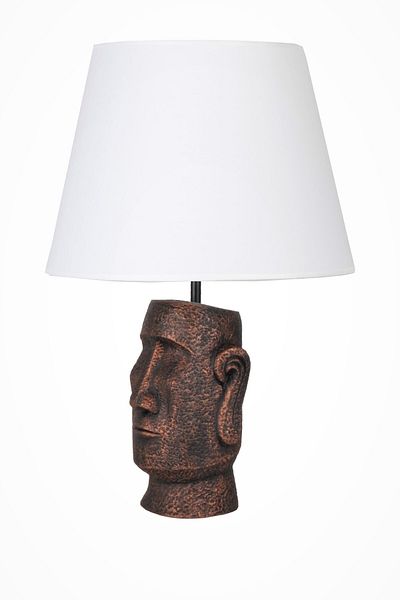 Qdec Copper White Modern Design Moai Lampshade
