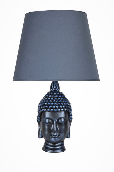 Qdec Cobalt Navy Blue Modern Design Large Buddha Lampshade