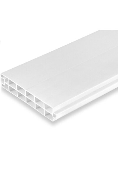 AKSMAR Plastik Kapı Lambirisi Beyaz En 10 Cm Boy 2 Mt (PAKET İÇİNDE 3 ADET)