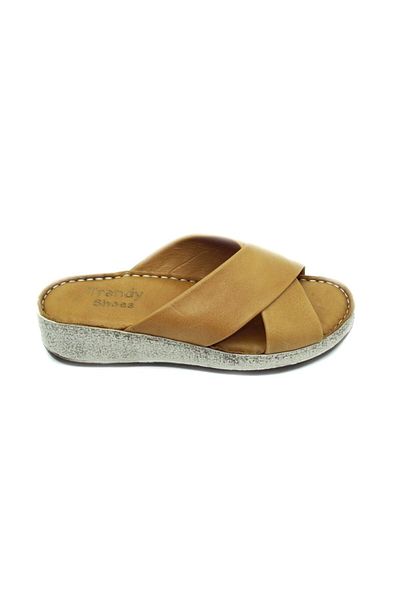 TRENDYSHOES 100100117   Γνήσιες Δερμάτινες Ανατομικές Άνετες Παντόφλες