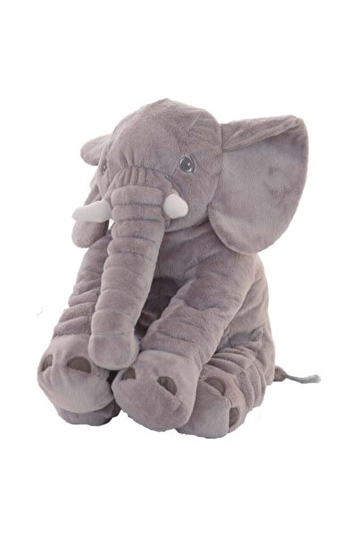 Genel Markalar Oyuncak Uyku Arkadaşım Jumbo Fil Gri - 60 cm Gri 60 cm