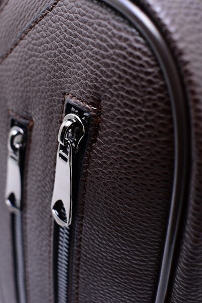 LOS ANGELES POLO CLUB Unisex καφέ φορητό υπολογιστή & τσάντα χαρτοφύλακα