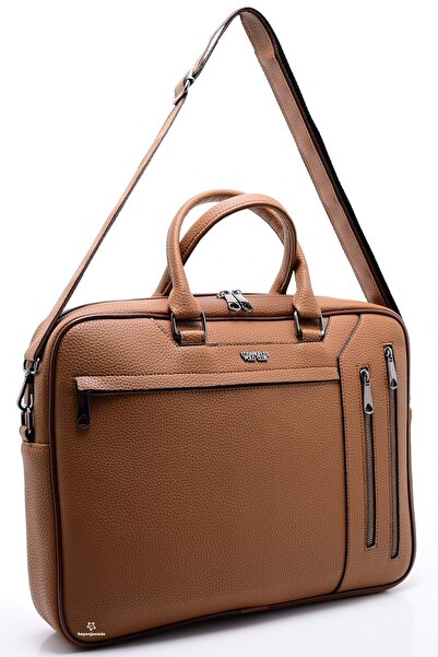 LOS ANGELES POLO CLUB Unisex Tan Laptop & Briefcase