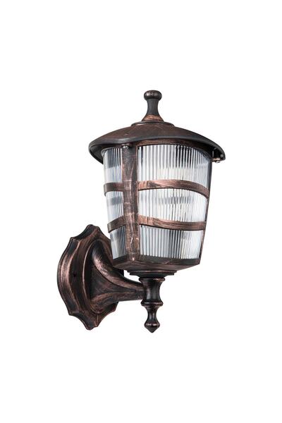 ZERPA Dekoratif Optik Üçgen Bakır Duvar Armatür Aplik 20cm X 30cm