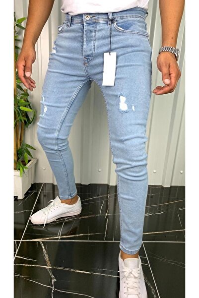 MARTIN MIX'S Скінні джинси для чоловіків з еластичною манжетою