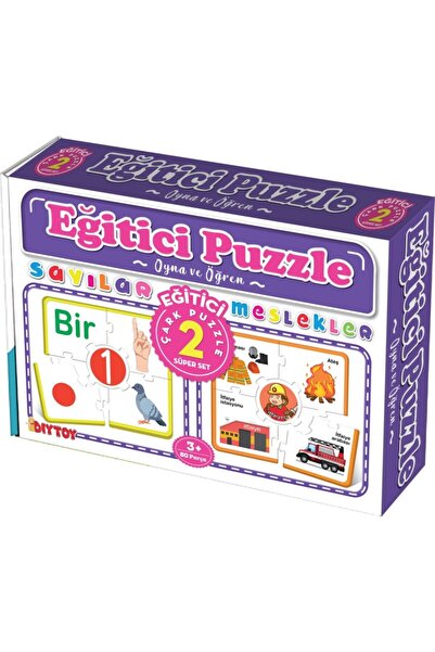 Diytoy Educational Wheel Puzzle - Numbers Professions