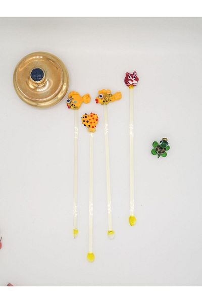 camADA Fish Cat Love Cocktail Mixing Stick