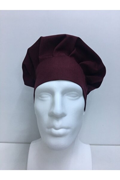 ADALILAR İŞ ELBİSELERİ Chef Hat Mushroom Cap (burgundy)