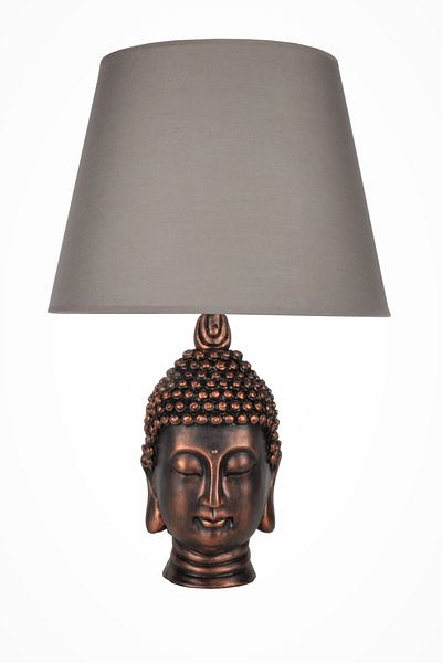 Qdec Copper Anthracite Modern Design Large Buddha Lampshade