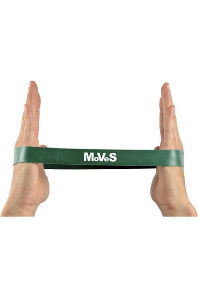 Moves 2.5x30cm Green Level 3 Pilates Loop Band