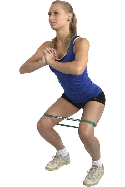 Moves 2.5x30cm Green Level 3 Pilates Loop Band