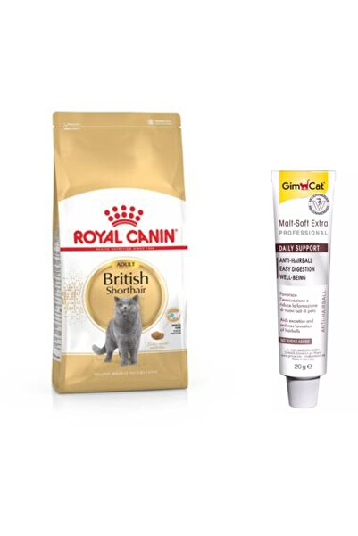 Royal Canin British Shorthair Yetişkin Kedi Maması 2 kg + Gimcat Anti-hairbal...