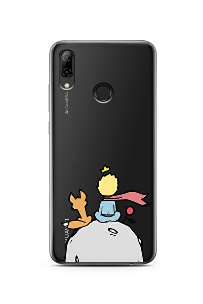 Spoyi Küçük Prens Tasarım Süper Şeffaf Silikon Telefon Kılıfı Huawei Psmart 2019