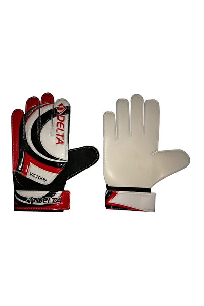 Delta قفازات حارس مرمى حمراء