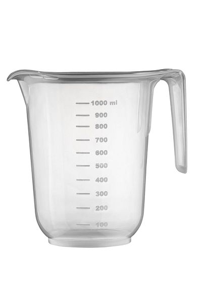 Bora Plastik Plastic Measuring Cup 1 Liter Measuring Bowl with Handle - Bo692