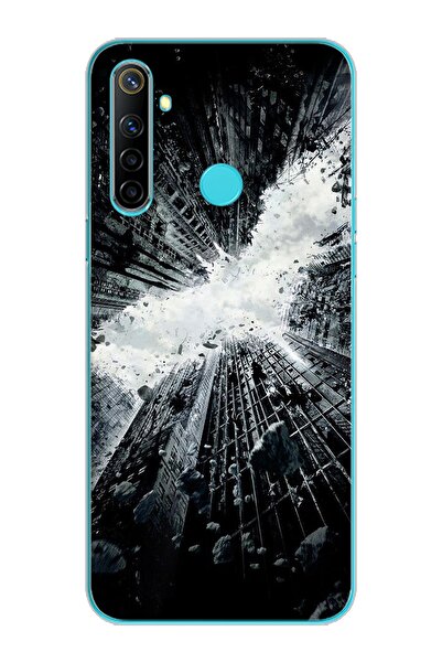 Spoyi Gökdelen Tasarım Süper Şeffaf Silikon Telefon Kılıfı Oppo Realmi 6i