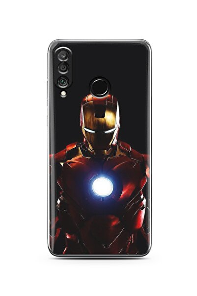 Spoyi Iron Man Tasarım Süper Şeffaf Silikon Telefon Kılıfı Huawei P30 Lite