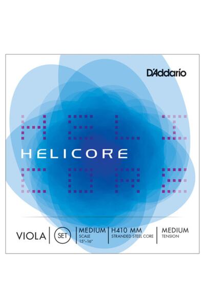 Daddario Helicore H410 Mm Medium Tension Takım Tel Viyola Teli