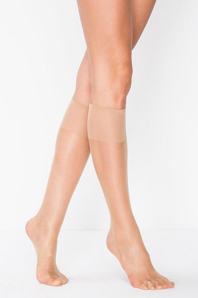 Penti Women's Lycra Fit 15 Shiny Thin Knee Socks New Season