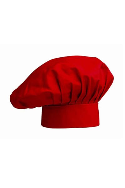 ADALILAR İŞ ELBİSELERİ Chef Hat Mushroom Cap (red)