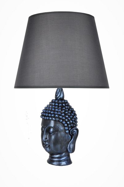 Qdec Cobalt Gray Modern Design Large Buddha Lampshade
