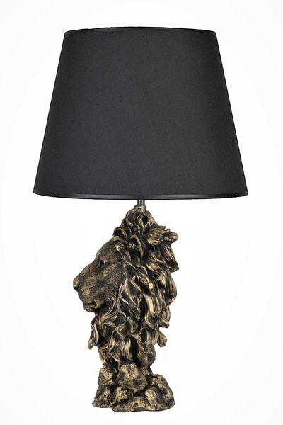 Qdec Modern Design Large Lion Lampshade Gold Black