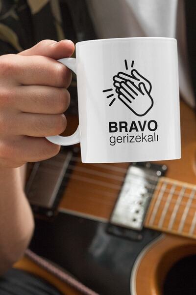 Kupa برافو أيدوت، كوب بورسلين أبيض هدية مرحة