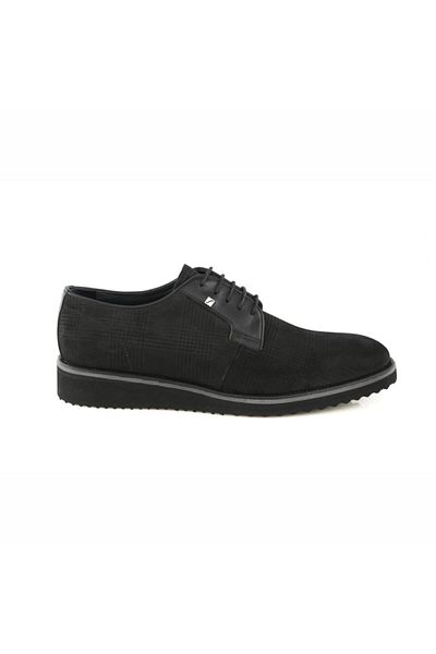 Fosco Men's Navy Blue Nubuck Casual Shoes